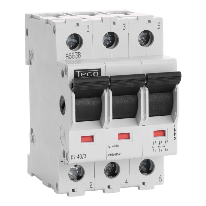 Interrupteur sectionneur Teco 3P 40A