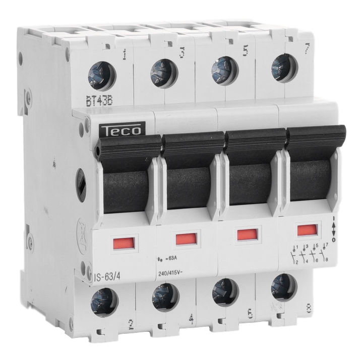 Scheiderschakelaar Teco 4P 63A