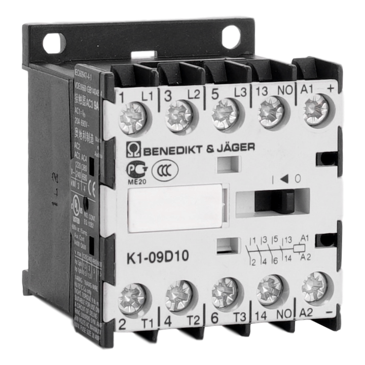 Mini Contactor 4kW 3~400V 24V 50/60Hz