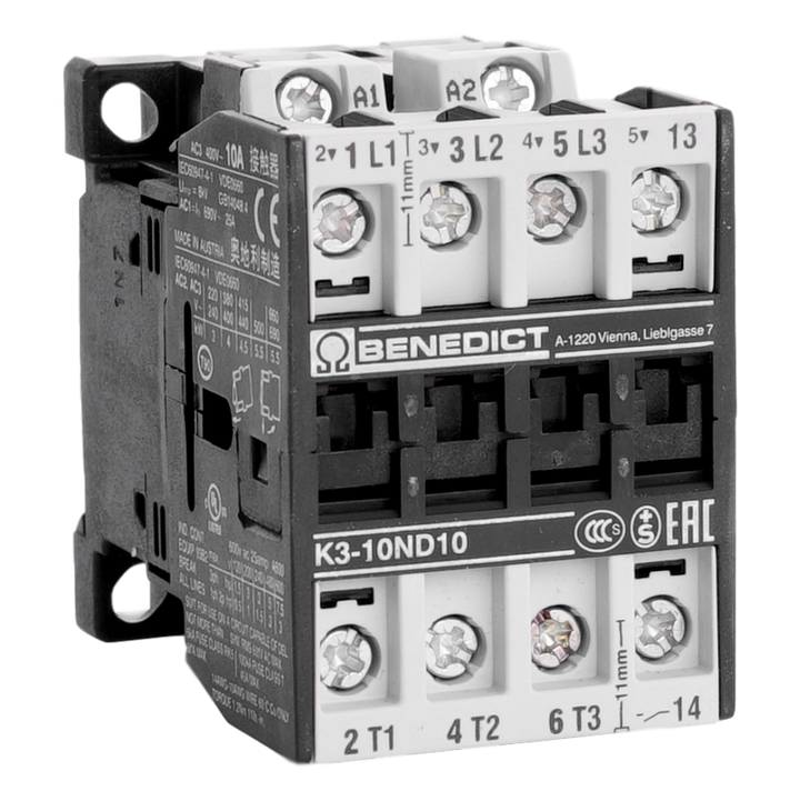 Contacteur 4kW 3~400V 400Vac