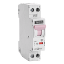 Disjoncteur Teco 1N 2A 6kA Courbe C 1mod.