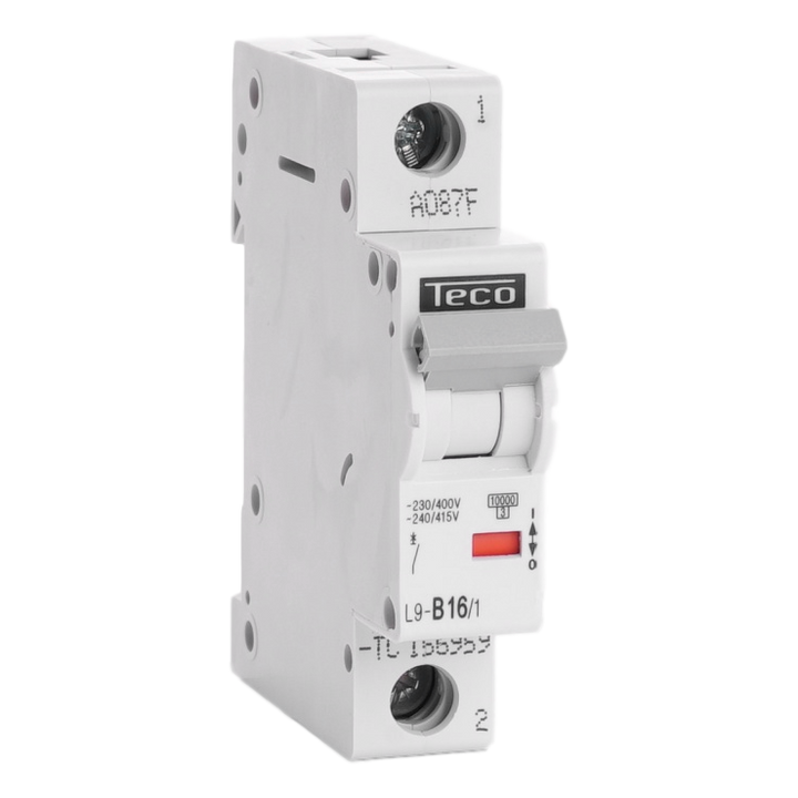 MCB TC 1P 16A 10kA Curve B