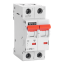 Disjoncteur Teco 2P 10A 6kA Courbe C