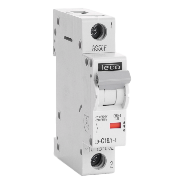 MCB TC 1P 16A 4,5kA Curve C