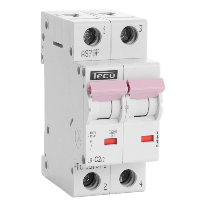 MCB TC 2P 2A 10kA Curve C