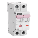 MCB TC 2P 2A 6kA Curve C