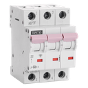 Disjoncteur Teco 3P 2A 4,5kA Courbe C