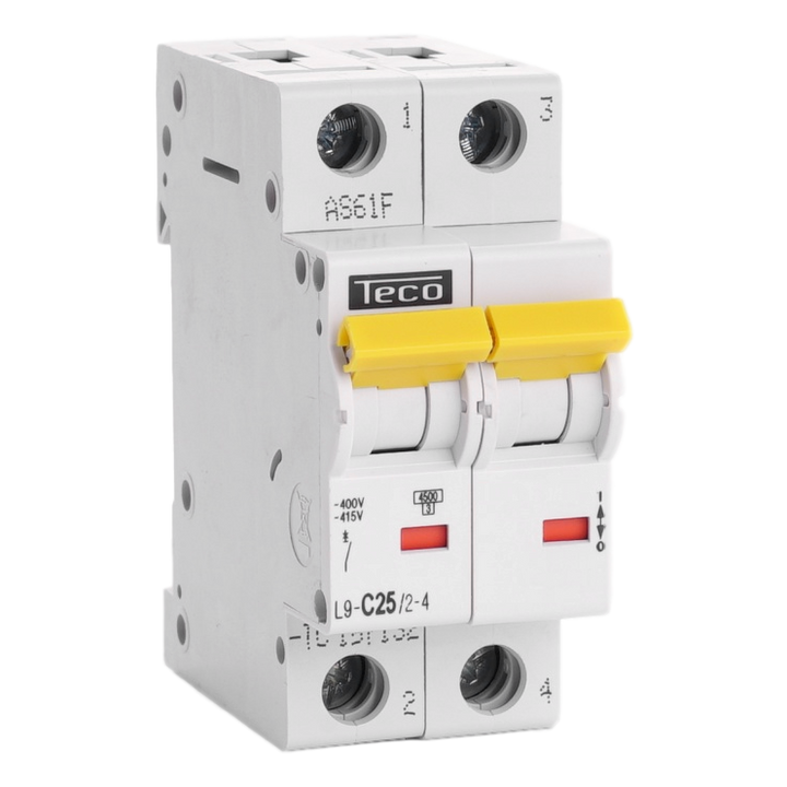 MCB TC 2P 25A 4,5kA Curve C