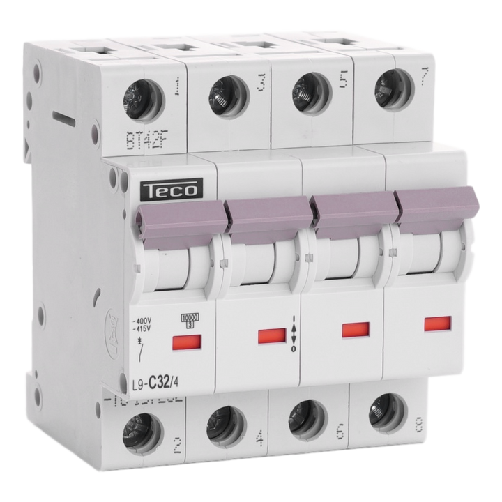 MCB TC 4P 32A 10kA Curve C