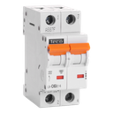 Disjoncteur Teco 2P 63A 6kA Courbe C