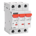MCB TC 3P 10A 10kA Curve D
