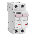 MCB TC 2P 2A 10kA Curve D