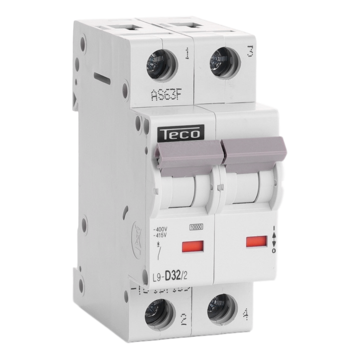 MCB TC 2P 32A 10kA Curve D