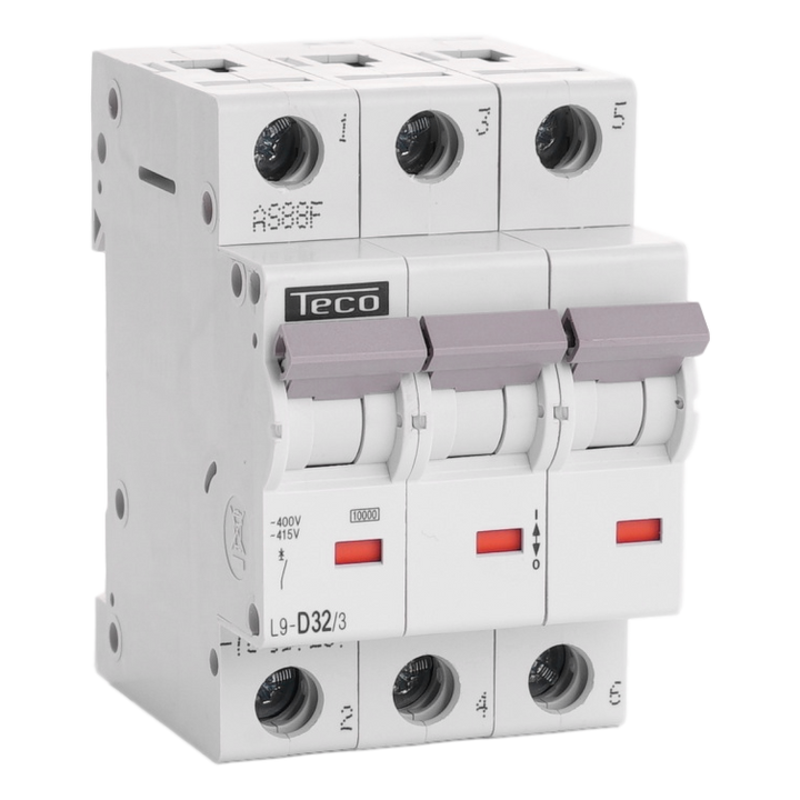 MCB TC 3P 32A 10kA Curve D