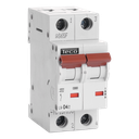 Automaat Teco 2P 4A 10kA Curve D