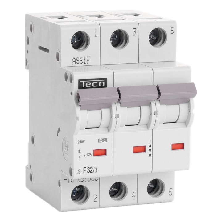 Automaat Teco 3P 32A Curve F NBN C 61142