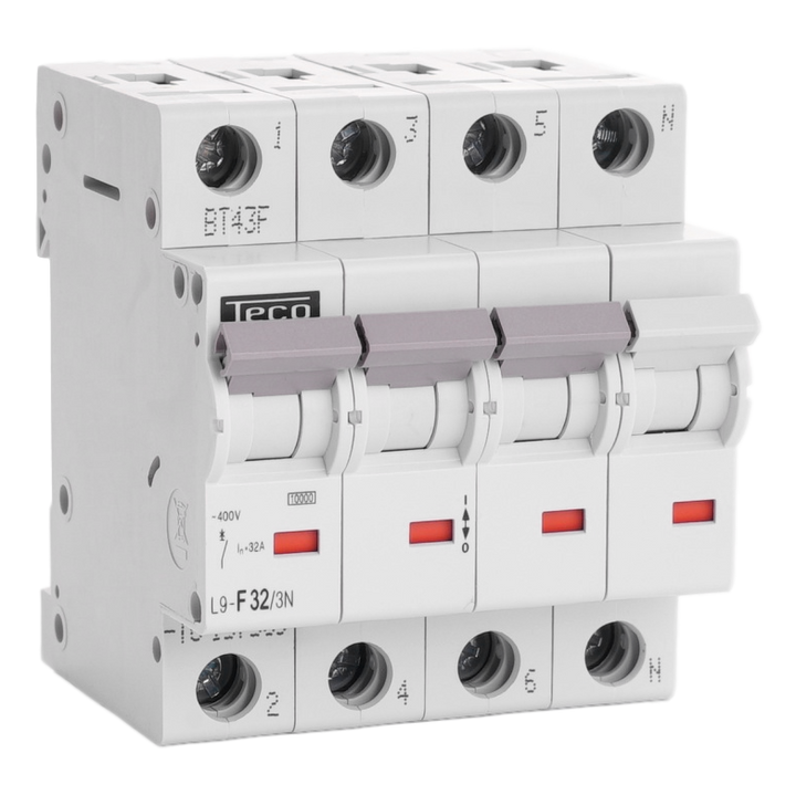 Disjoncteur Teco 3N 32A Courbe F NBN C 61142