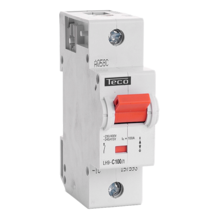 Disjoncteur Teco 1P 100A 20kA Courbe C