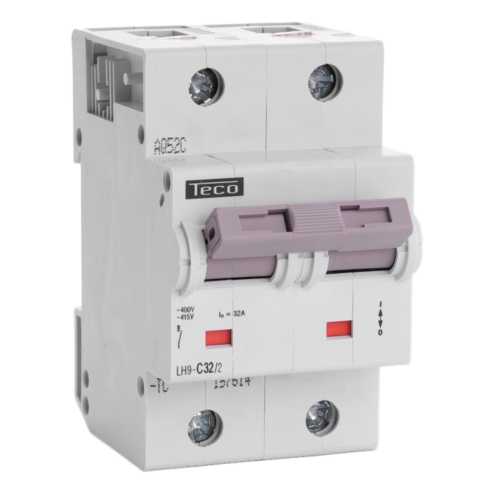 Automaat Teco 2P 32A 25kA Curve C