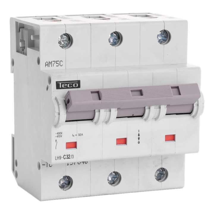 MCB Teco 3P 32A 25kA Curve C