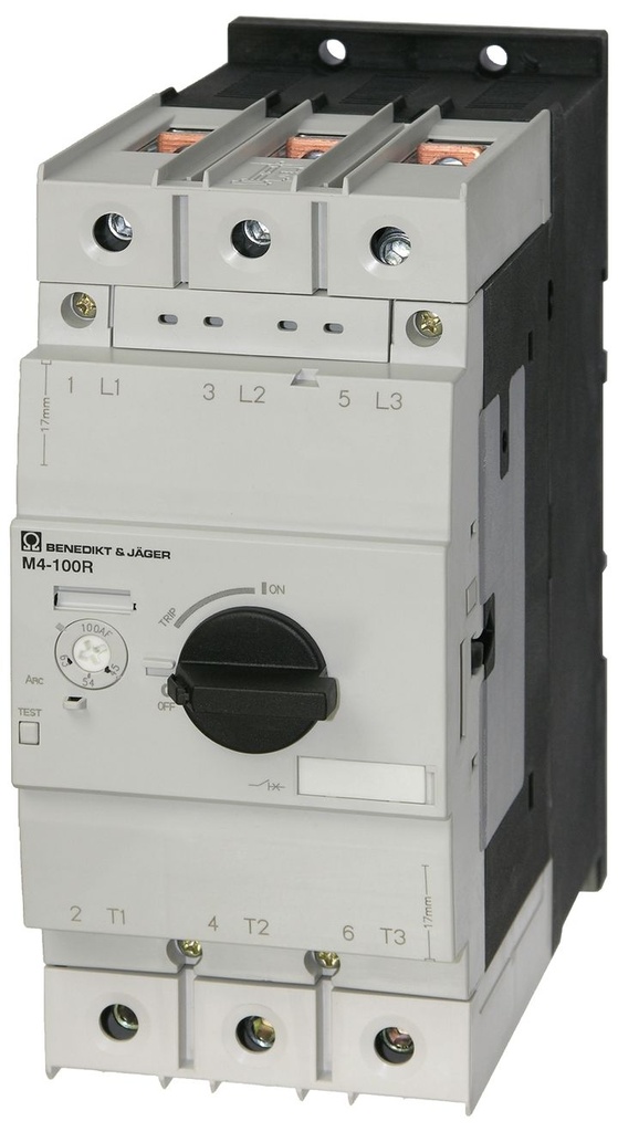 Disjoncteur moteur, plage: 55-75A 50kA