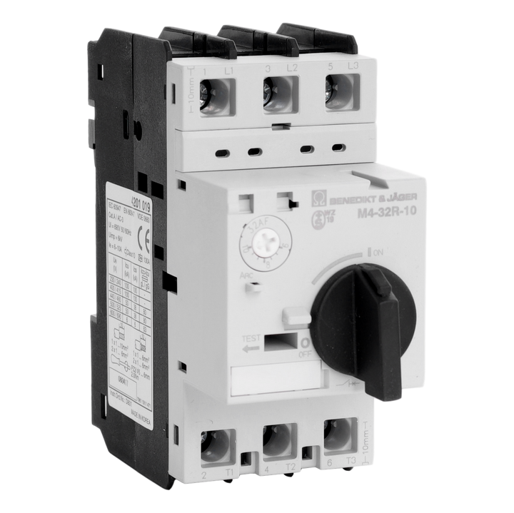 Disjoncteur moteur, plage: 6-10A 100kA