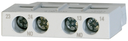 Hulpcontactblock transv. 2no