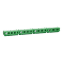 Groene aardrail zonder schroeven Conexbox 4x25 + 28x4mm²