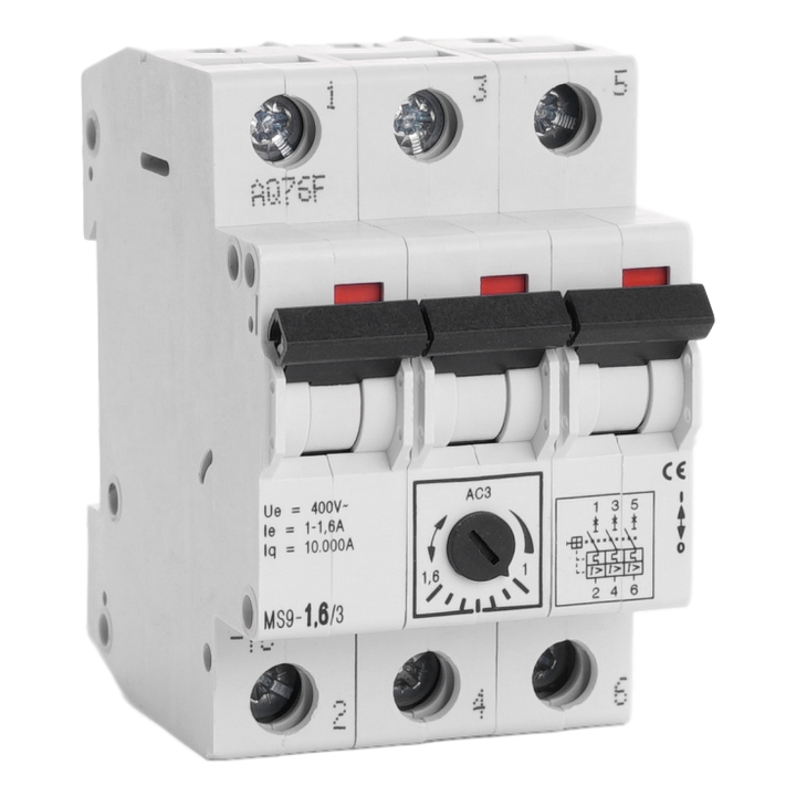 Disjoncteur moteur Teco 3P 1,00 - 1,60A
