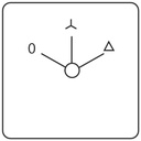 Star-Delta switch one rotary direction