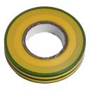 Ruban isolant Autoext. Teco 15mm x 0.18mm x 20m VERT-JAUNE