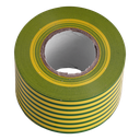 Ruban isolant Autoext. Teco 50mm x 0.18mm x 20m VERT-JAUNE