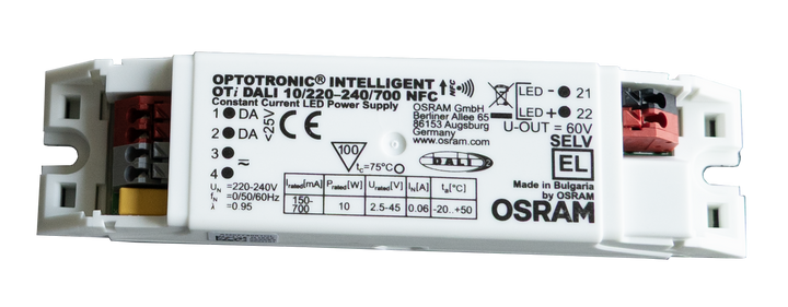 OSRAM 10W DALI driver stroom gestuurd - 300mA met trekontlasting