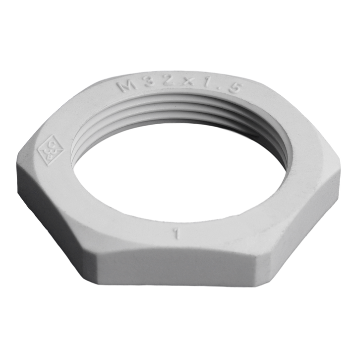Kunststof tegenmoer schroefdraad: 32mm