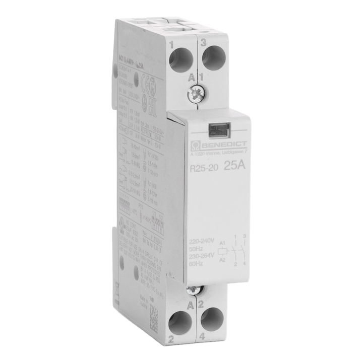 Contactor f.Distrib. Board 25A 220-240V 50Hz 2NO