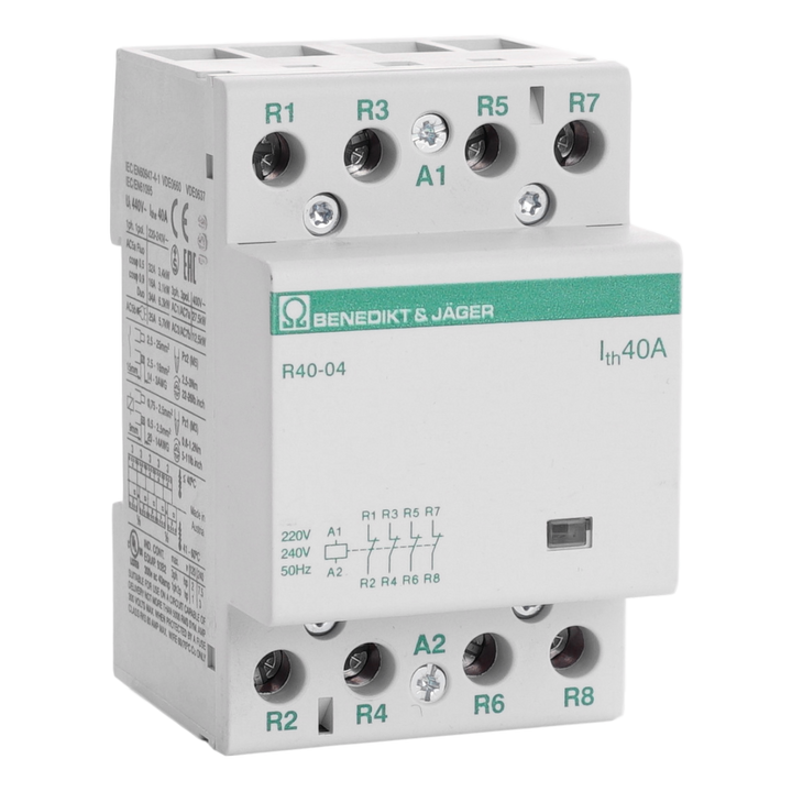 Contacteur modulaire  40A 230VAC  4NF