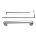 kit rails DIN 168 mod. avec plastrons métal. 150mm