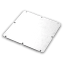 Plaque de montage galvanisée 148x148x1,5