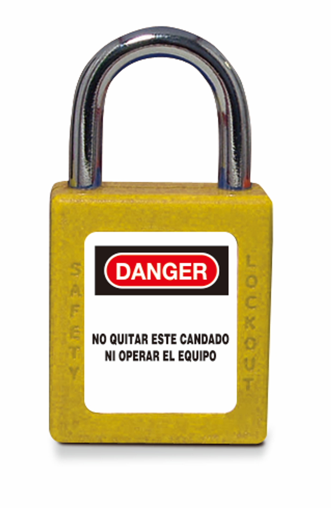 Cadenas de sécurité ABS jaune