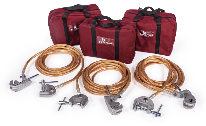 Earthing equipment for HV overhead lines 12KA/1s