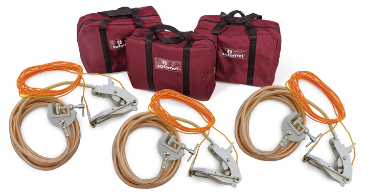 Earthing equipment for HV overhead lines 25KA/1s