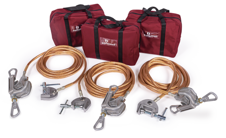 Earthing equipment for HV overhead lines 40KA/1s