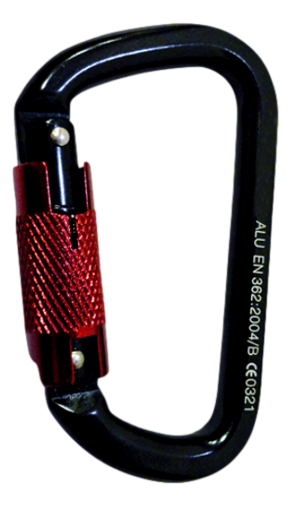 Mousqueton asymétrique en aluminium