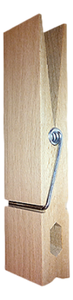 Houten wasknijper 120mm