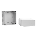 125x125x100 bte S PC couv.g IP66 in 4xM16/25+6xM12/20