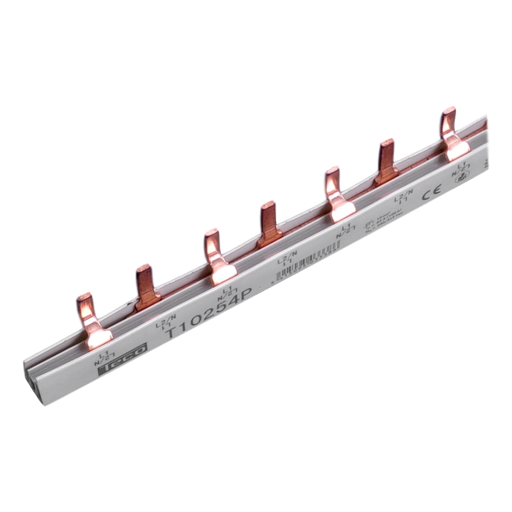 Section rails pin Teco 10mm² 56mod 2p