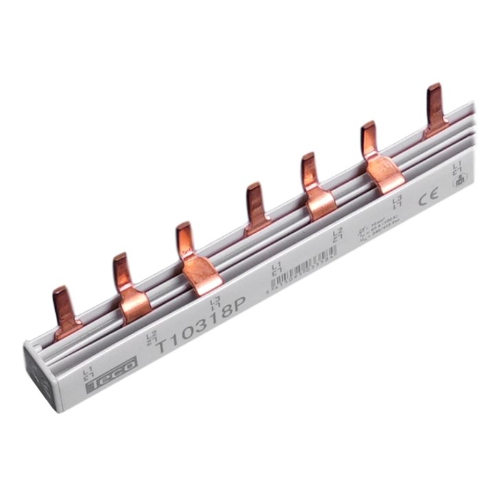 Section rails pin 10mm² 18 mod 3p