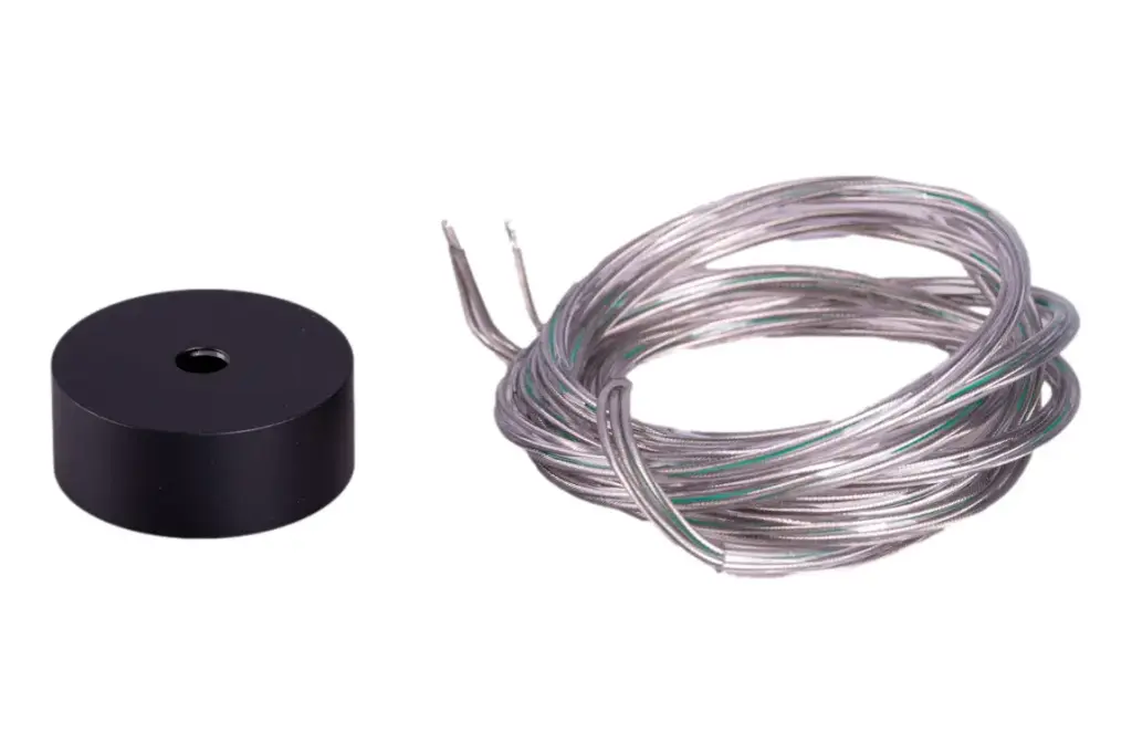 Ronde rozet 60x40 Zwart + PVC + PVC kabel 3g0,75mm transparant 215cm