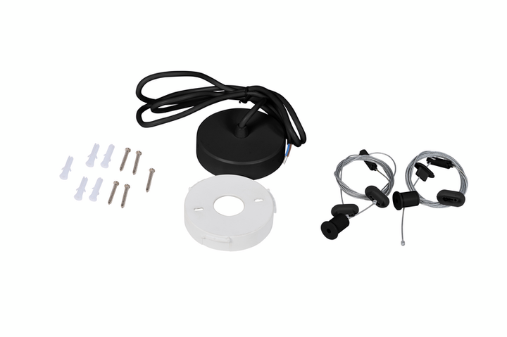 Kit de suspension  LED HILO RECTANGLE Noir L150