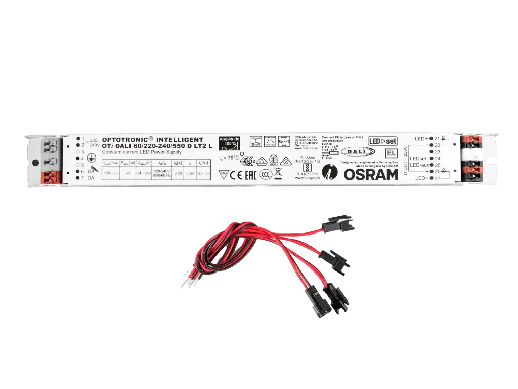 (AS) Driver DALI OSRAM 500mA TECO KUANA S (4 pcs) sans anti-tract.